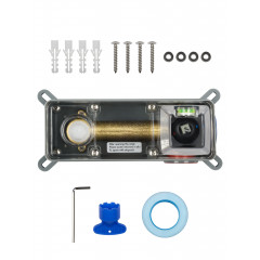 Смеситель для раковины встраиваемый WONZON & WOGHAND STICK, Черный матовый (WW-88869017-MB)