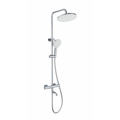 Душевая система с термостатом WONZON & WOGHAND INN 3, Хром (WW-B3065-T1-CR)