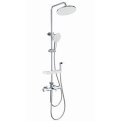 Душевая система с термостатом WONZON & WOGHAND SOLID, Хром (WW-C3011-A1-CR)