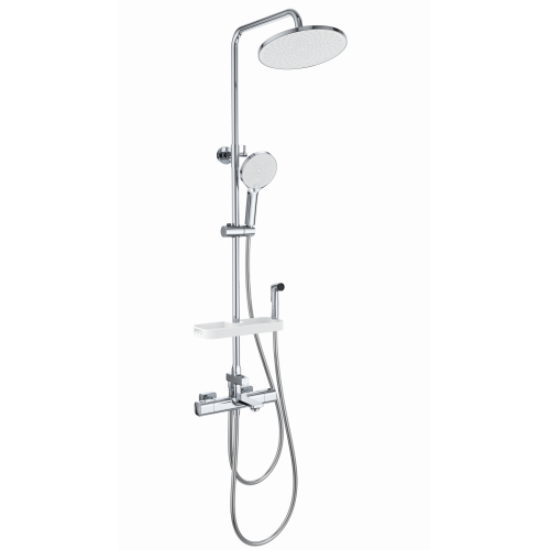 Душевая система с термостатом WONZON & WOGHAND SOLID, Хром (WW-C3011-A1-CR)