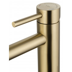 Смеситель для раковины WONZON & WOGHAND, Брашированное золото (WW-H9089-BG)