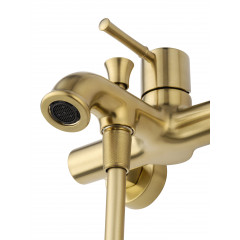 Смеситель для ванны с душем WONZON & WOGHAND TOR, Брашированное золото (WW-88037073-BG)