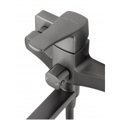 Смеситель для ванны WONZON & WOGHAND FLEX, Темный графит (WW-639906-BGM)