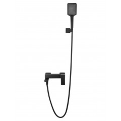 Смеситель для ванны с душем WONZON & WOGHAND CUBE 2.0, Черный матовый (WW-88037068-MB)