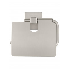 Держатель для туалетной бумаги с крышкой WONZON & WOGHAND POLO, Брашированный никель (WW-8926-BN)