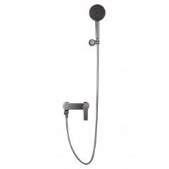 Смеситель для ванны с душем WONZON & WOGHAND BRILLIANT, Темный графит (WW-88037079-BGM)