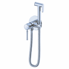 Смеситель с гигиеническим душем встраиваемый WONZON & WOGHAND TOR, Хром (WW-88829073-CR)