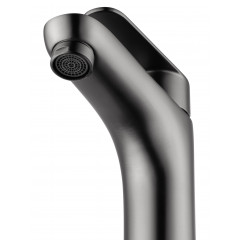 Смеситель для раковины высокий WONZON & WOGHAND ALFA, Темный графит (WW-A40232-BGG)