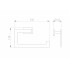 Кольцо для полотенец WONZON & WOGHAND FLAT, Хром (WW-9713)