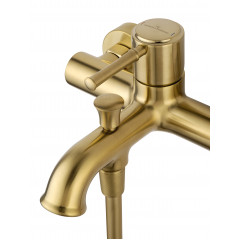 Смеситель для ванны с душем WONZON & WOGHAND TOR, Брашированное золото (WW-88037073-BG)