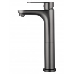 Смеситель для раковины высокий WONZON & WOGHAND ALFA, Темный графит (WW-A40232-BGG)