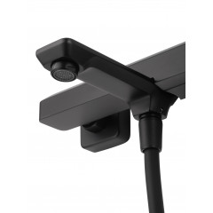 Смеситель для ванны с душем WONZON & WOGHAND DIAMOND, Черный матовый (WW-88639011-MB)