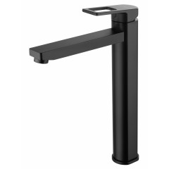 Смеситель для раковины высокий WONZON & WOGHAND FRAME, Черный матовый (WW-88239010-MB)