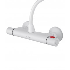 Смеситель для душа с термостатом WONZON & WOGHAND INN 5, Белый матовый (WW-B1005-A-MW)