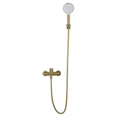 Смеситель для ванны с душем WONZON & WOGHAND ALFA, Брашированное золото (WW-AE3204-BG)