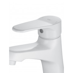 Смеситель для раковины WONZON & WOGHAND, Белый матовый (WW-A40212-MW)