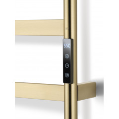 Полотенцесушитель электрический WONZON & WOGHAND DÜSSELDORF, Брашированное золото (WW-A204-BG)