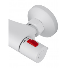 Смеситель для душа с термостатом WONZON & WOGHAND INN 5, Белый матовый (WW-B1005-A-MW)