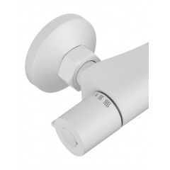 Смеситель для душа с термостатом WONZON & WOGHAND INN 5, Белый матовый (WW-B1005-A-MW)