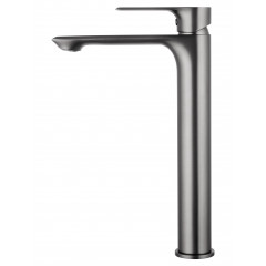 Смеситель для раковины высокий WONZON & WOGHAND BRILLIANT, Темный графит (WW-88019079-BGM)