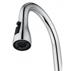 Смеситель для кухни с выдвижным изливом WONZON & WOGHAND, Хром (WW-121E201B-CR)