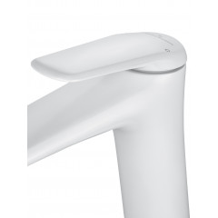 Смеситель для раковины WONZON & WOGHAND Elbe, Белый матовый (WW-A41222-MW)