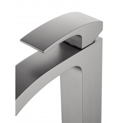 Смеситель для раковины высокий WONZON & WOGHAND FIT, Темный графит (WW-88239009-BGM)