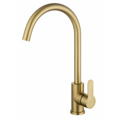 Смеситель для кухни WONZON & WOGHAND, Брашированное золото (WW-AE4554-BG)