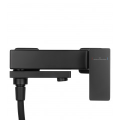 Смеситель для ванны с душем WONZON & WOGHAND CUBE 2.0, Черный матовый (WW-88037068-MB)