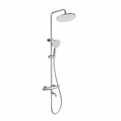 Душевая система с термостатом WONZON & WOGHAND CAPSULE, Хром (WW-B3031-A2-CR)