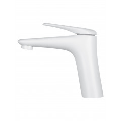 Смеситель для раковины WONZON & WOGHAND Elbe, Белый матовый (WW-A41222-MW)