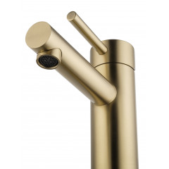 Смеситель для раковины WONZON & WOGHAND, Брашированное золото (WW-H9089-BG)