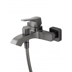 Смеситель для ванны с душем WONZON & WOGHAND FLEX, Темный графит (WW-88037072-BGM)