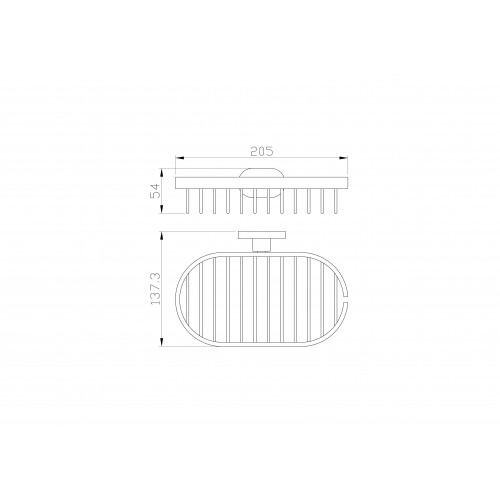 Мыльница с держателем WONZON & WOGHAND FIRST, Глянцевое золото (WW-8424-LG)