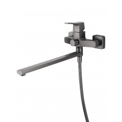 Смеситель для ванны WONZON & WOGHAND FLEX, Темный графит (WW-639906-BGM)